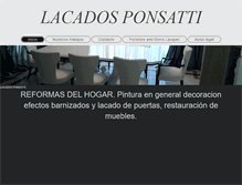 Tablet Screenshot of lacadosponsatti.com